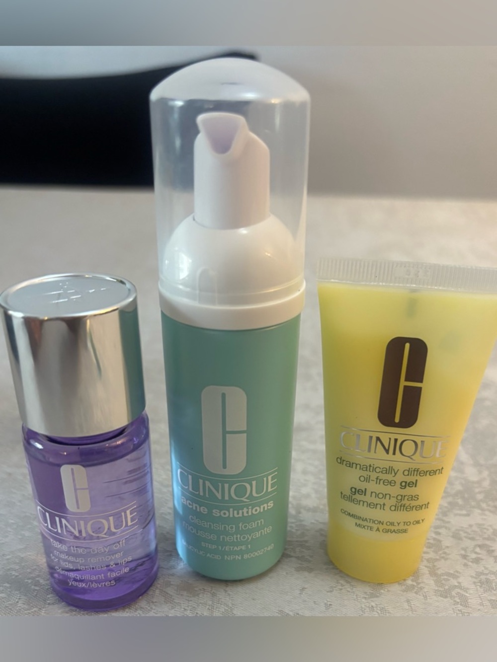 Clinique Skincare Bundle – Cleanser, Moisturizer & Makeup Remover Set.